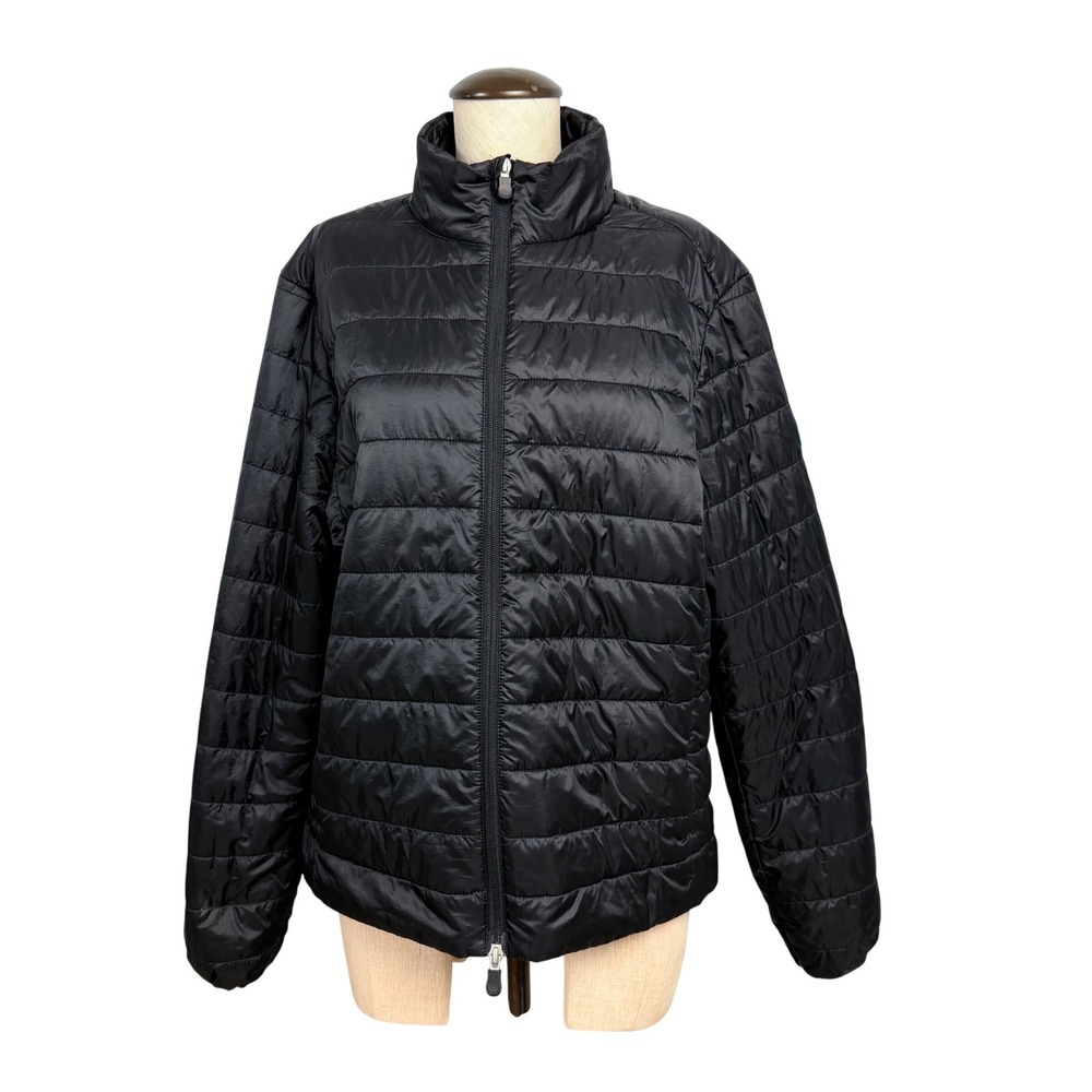 Save‎ The Duck Womens Black Plumtech Recycled Synthetic Down Puffer Jacket